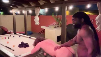 Labrisa, BBW Hotwife Pool Table BBC Fuck