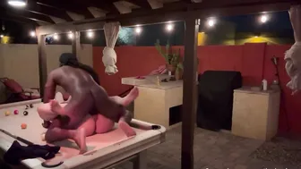 Labrisa, BBW Hotwife Pool Table BBC Fuck