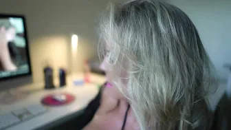 Sandra Otterson, Wifeysworld, Big Black Dildo Blonde MILF Fuck