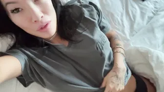 Asa Akira, Morning Clit Rubbing Masturbation