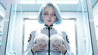 Android MILF in a Futuristic Space Lab For Sex Drive Release