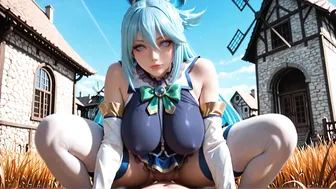 Aqua ancient goddess Ride Cock Like Pro