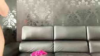Miss Lexa, Sexy Milf Fishnet Striptease Until The Mesh Comes Off Wet